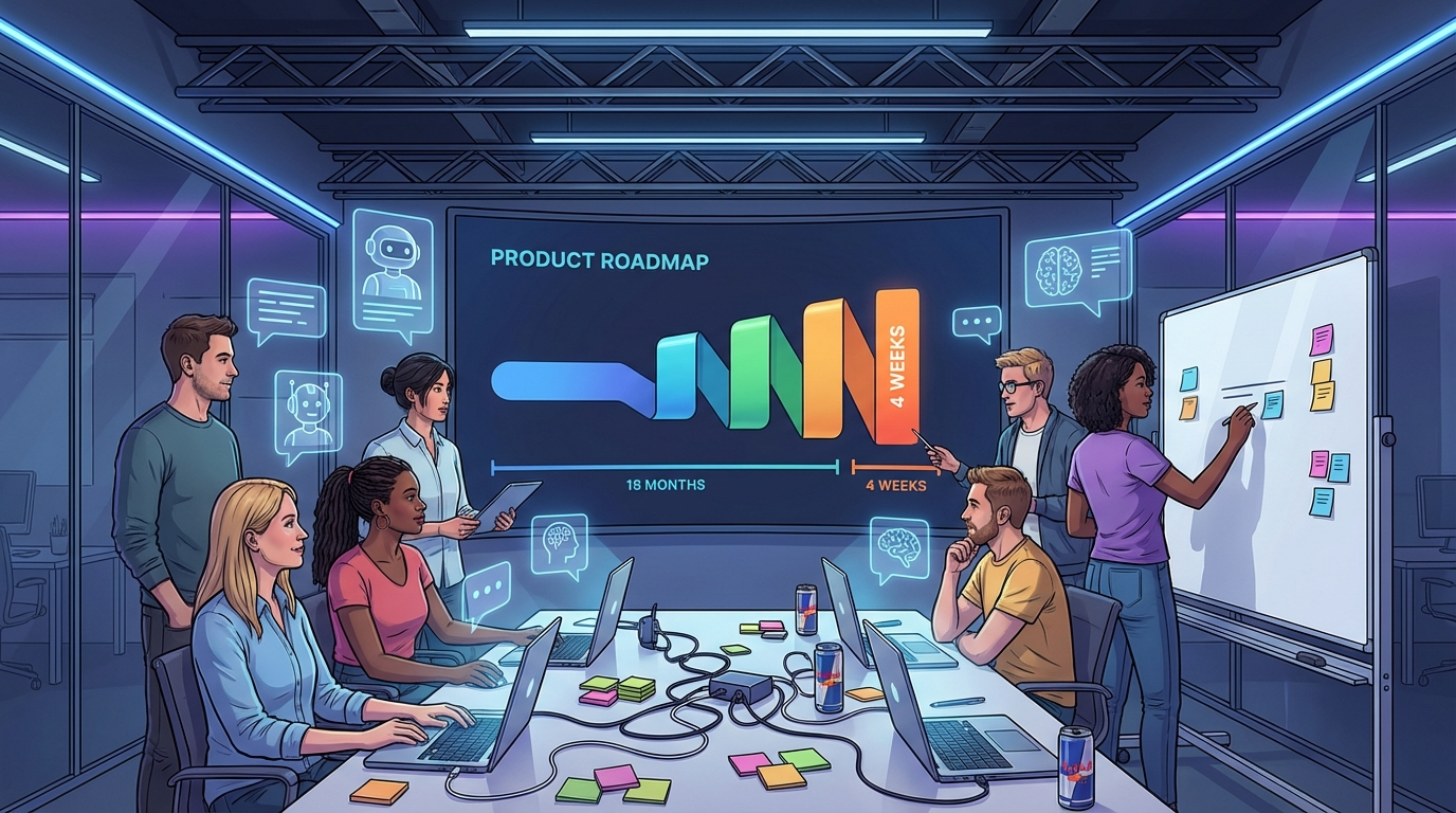 Comment Stimuler l'Innovation dans Votre Entreprise avec les Hackathons IA : Une Méthodologie 4 Semaines qui a Compressé 18 Mois de Roadmap